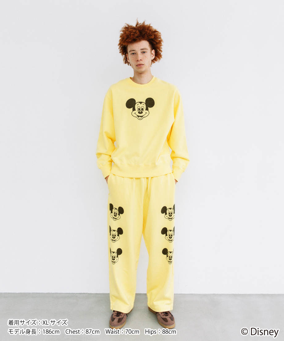 Disney / SWEAT PANTS(ミッキー)【WCJ-NA-050YEL01】 | W