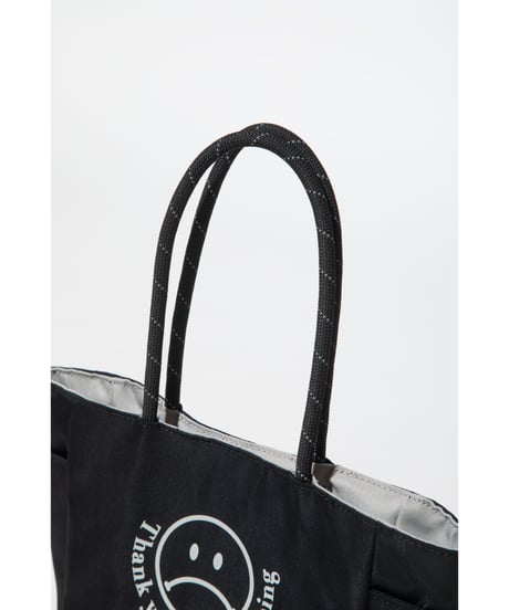 【撥水】リバーシブルトートバッグ（S）【WCJ-TB-016BLK-GRY】