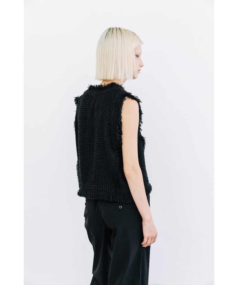 新品！wcjフリンジベスト フリンジベスト【WCJ-TA-016BLK】 | WCJ OFFICIAL WEB STORE