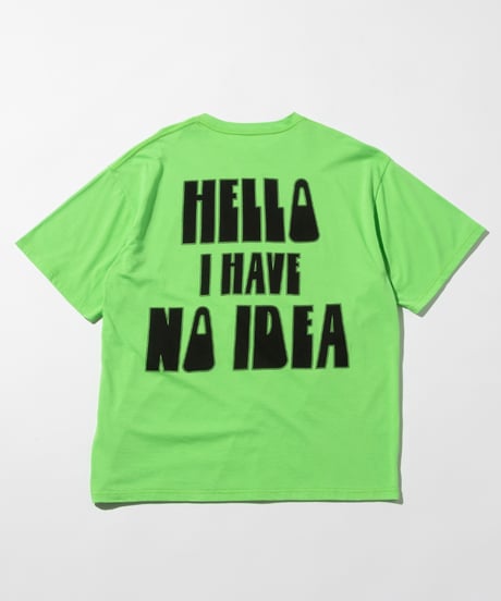 I HAVE NO IDEA TEE【WCJ-TC-145GRN】