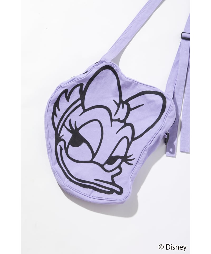 WCJ ディズニー デイジー ショルダーバッグ Disney / FACE DESIGN SHOULDER BAG(デイジー)【WCJ-GC-