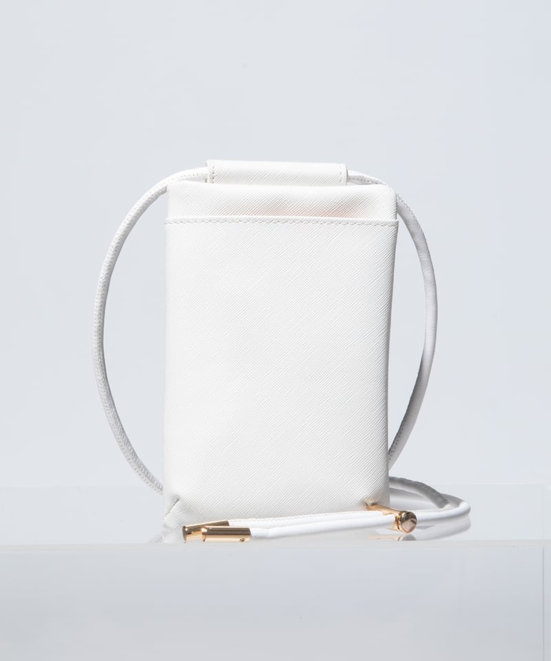 Wallet QUILTING shoulder ポーチ付き／white ショルダーウォレット【WCJ-HI-002IVO】 | WCJ OFFICIAL WEB STORE