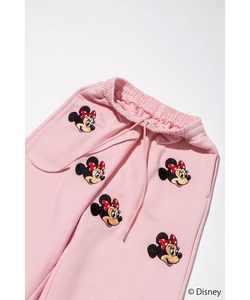 アールグラージュ　ディズニー Disney / EMBROIDERY SWEAT PANTS(ミニー)【WCJ-TD-045