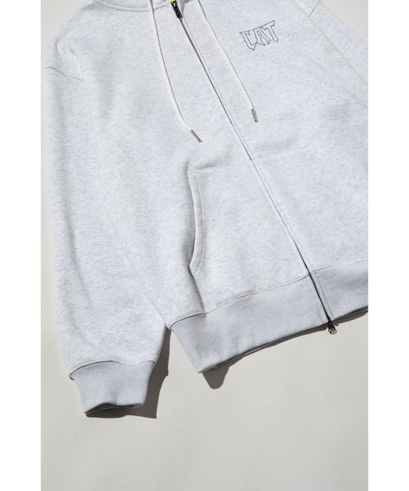 CAT OF THE WORLD ZIP UP HOODIE【WCJ-LK-021GRY】 |