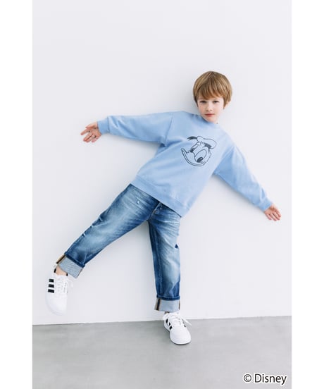 Disney / KIDS SWEAT TOP(ドナルド)【WCJ-TD-002SAX03】