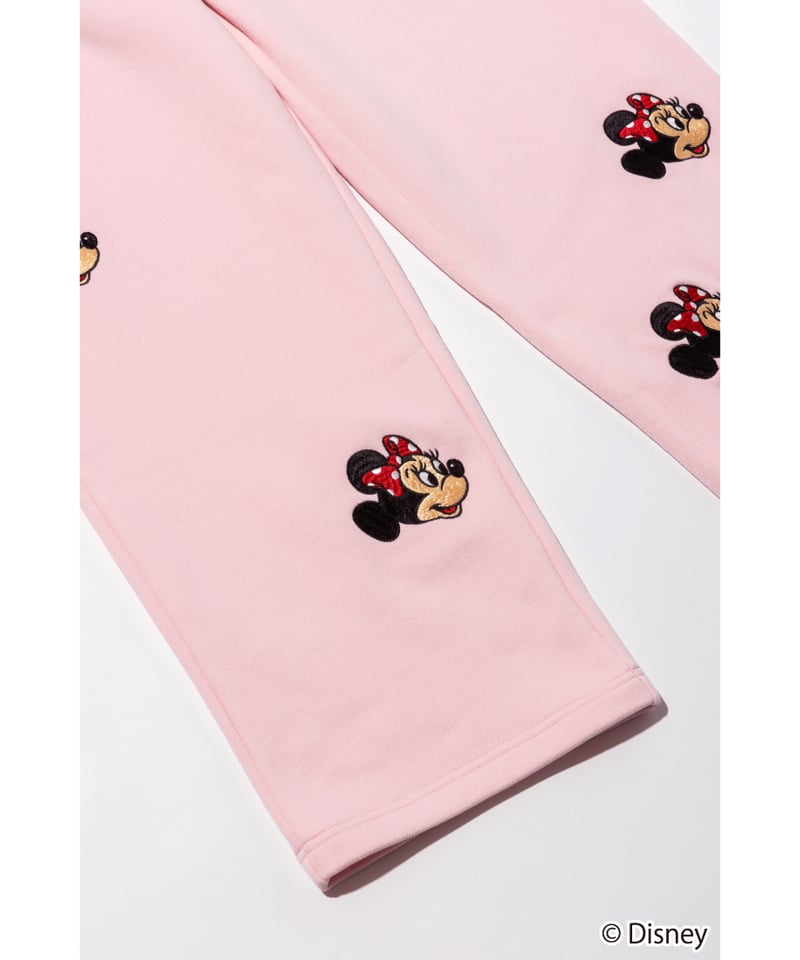 アールグラージュ　ディズニー Disney / EMBROIDERY SWEAT PANTS(ミニー)【WCJ-TD-045