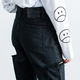 【値下げ】WCJ サイドカットデニム ブルー 25インチ WCJ サイドカットデニム ブルー 25インチ WCJ】サイドカット