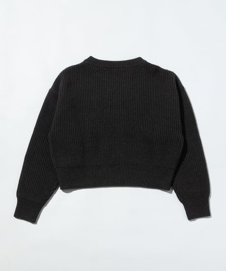 浅VネックニットTOPS【WCJ-MK-032DGY】