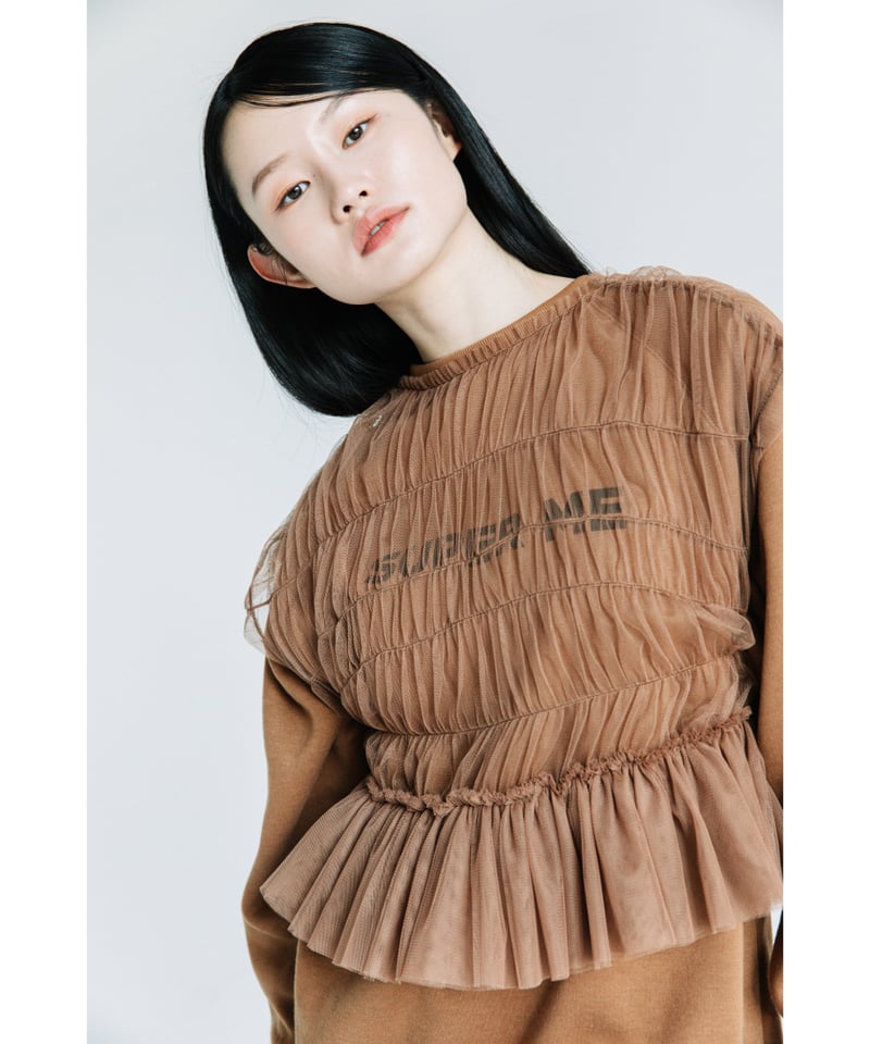 2WAYチュールトップス【WCJ-PP-068BN】 | WCJ OFFICIAL WEB S