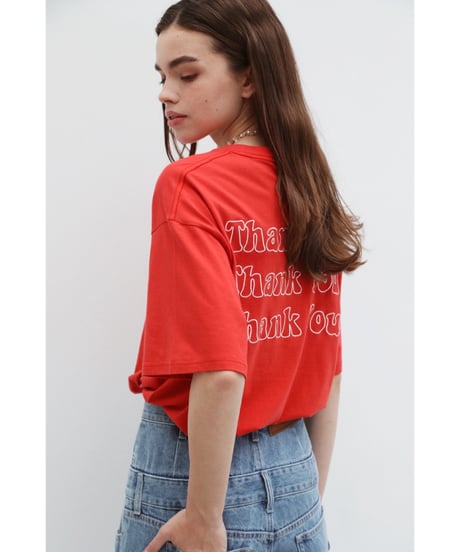 THANK YOU TEE【WCJ-TC-146RED】