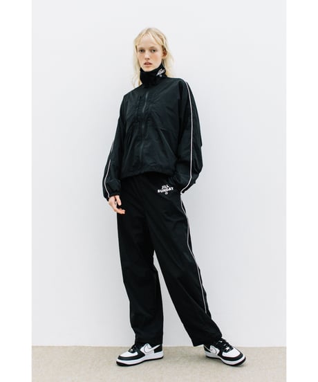 【撥水】トラックパンツ【WCJ-AB-085BLK】