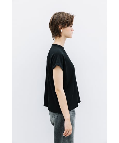 【速乾】【防シワ】フレンチスリーブTEE【WCJ-PP-057BLK】