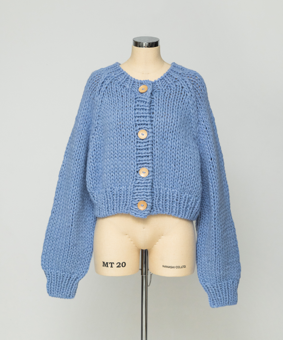 ハンドニットカーディガン【WCJ-NA-001LBU】 | WCJ OFFICIAL WEB