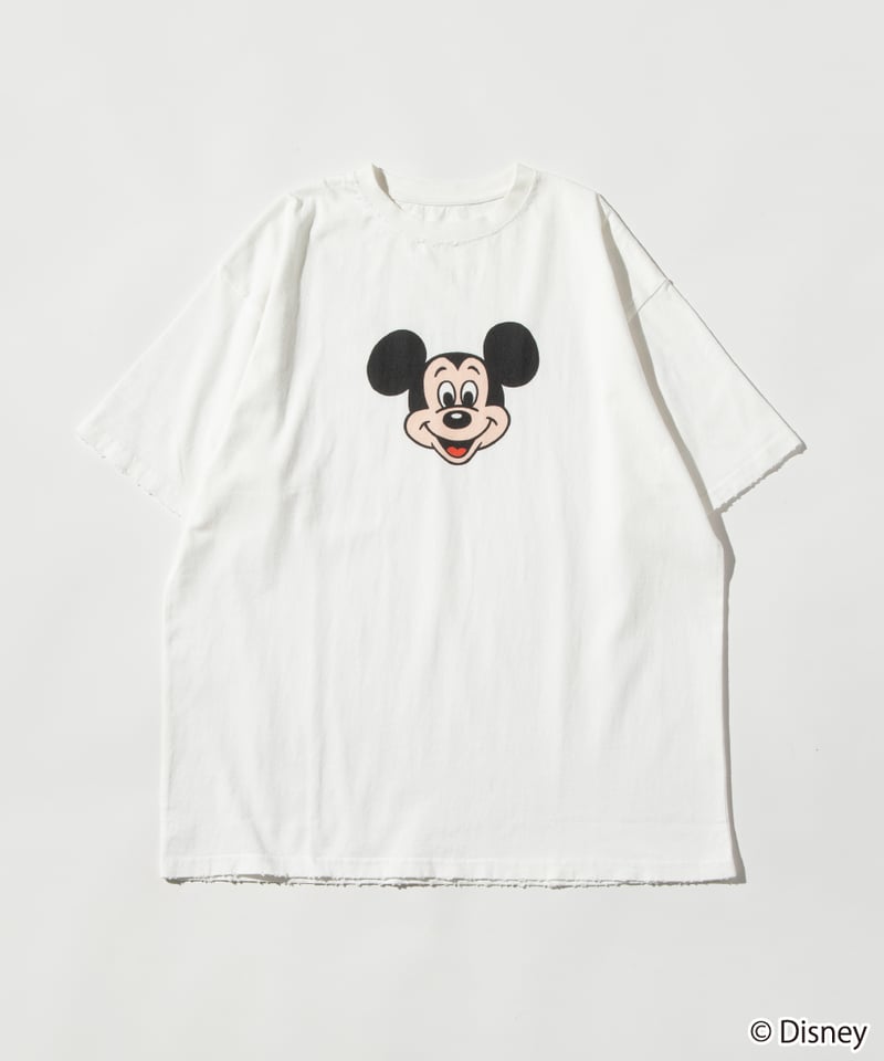 Disney / OVER DYE SS TEE（ミッキー）【WCJ-GC-027WHT01】