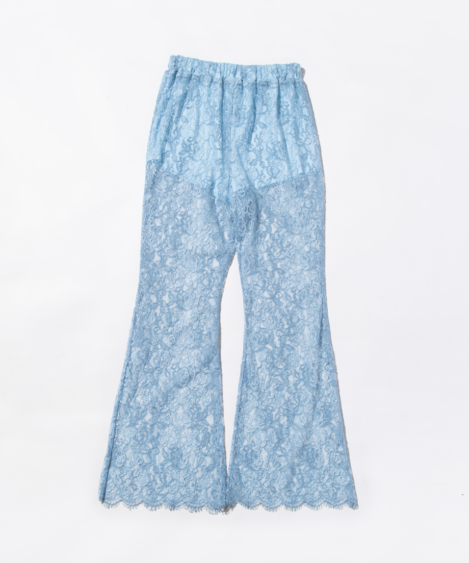 レースフレアパンツ【WCJ-PP-100BLU】 | WCJ OFFICIAL WEB STORE