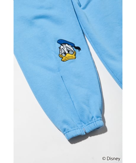 Disney / EMBROIDERY SWEAT PANTS(ドナルド)【WCJ-TD-045BLU03】