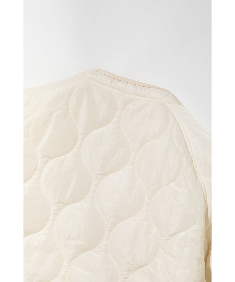 WCJ ひょうたんキルトリバーシブルジャケット　ホワイト ひょうたんキルトリバーシブルコート【WCJ-JF-064IVO-IVO】 | WCJ OFFI