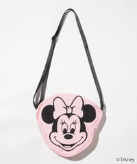 Disney / FACE DESIGN SHOULDER BAG（S）(ミニー)【WCJ-GC-057PNK02】
