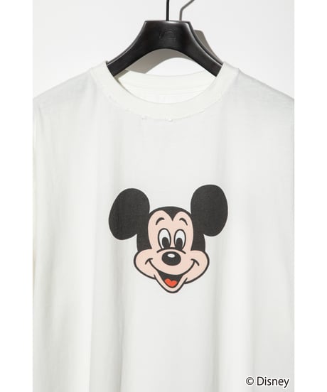 Disney / OVER DYE SS TEE（ミッキー）【WCJ-GC-027WHT01】