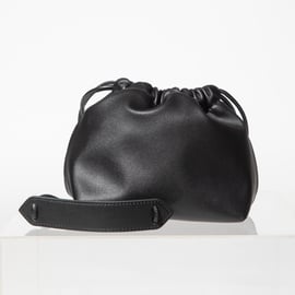 ソフトエコレザー巾着　ブラック ソフトエコレザー巾着【WCJ-TB-021BLK】 | WCJ OFFICIAL WEB STORE