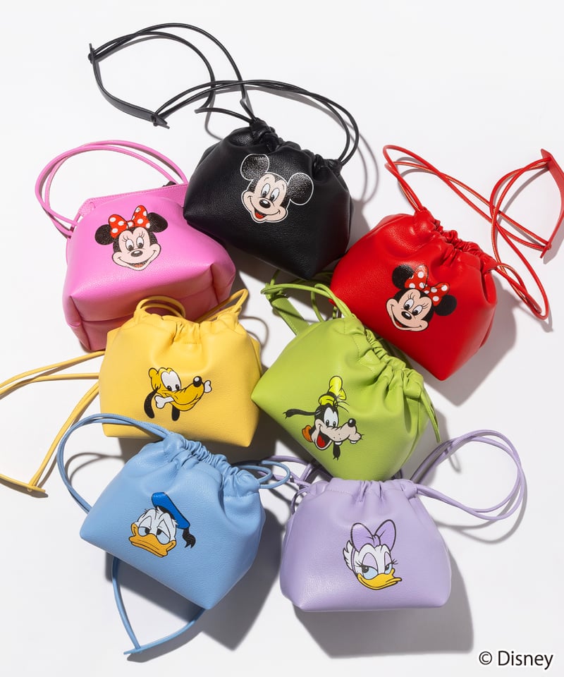 Disney / DRAWSTRING BAG(ミニー)【WCJ-TD-052RED02】※7