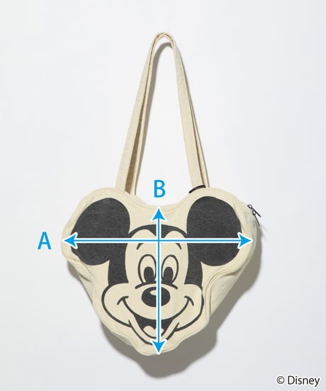 Disney / FACE DESIGN TOTE BAG(ミッキー)【WCJ-GC-055IVO01】※6月上旬～中旬発売予定