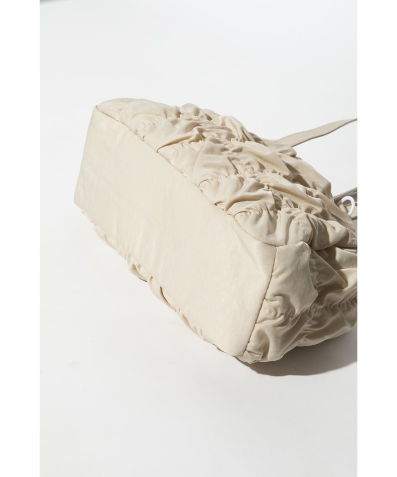 【撥水】ギャザーバッグ【WCJ-QU-119BEG】 撥水】ギャザーバッグ【WCJ-QU-119BEG】 | WCJ OFFICIAL WEB S