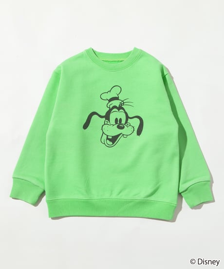 Disney / KIDS SWEAT TOP(グーフィー)【WCJ-TD-002GRN06】