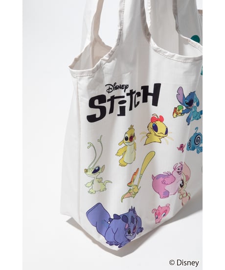 【撥水】Disney / Lilo & Stitch 膨張エコバッグ【WCJ-TD-019IVO】