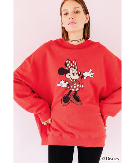 Disney / BIG SWEAT TOP(ミニー)【WCJ-NA-041RED02】
