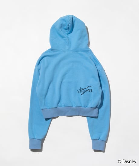 Disney / EMBROIDERY ZIP HOODIE(ドナルド)【WCJ-TD-044BLU03】