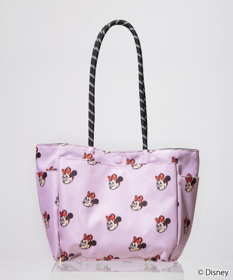 【撥水】Disney / REVERSIBLE TOTE BAG(ミニー)【WCJ-TD-012BLK-PNK02】