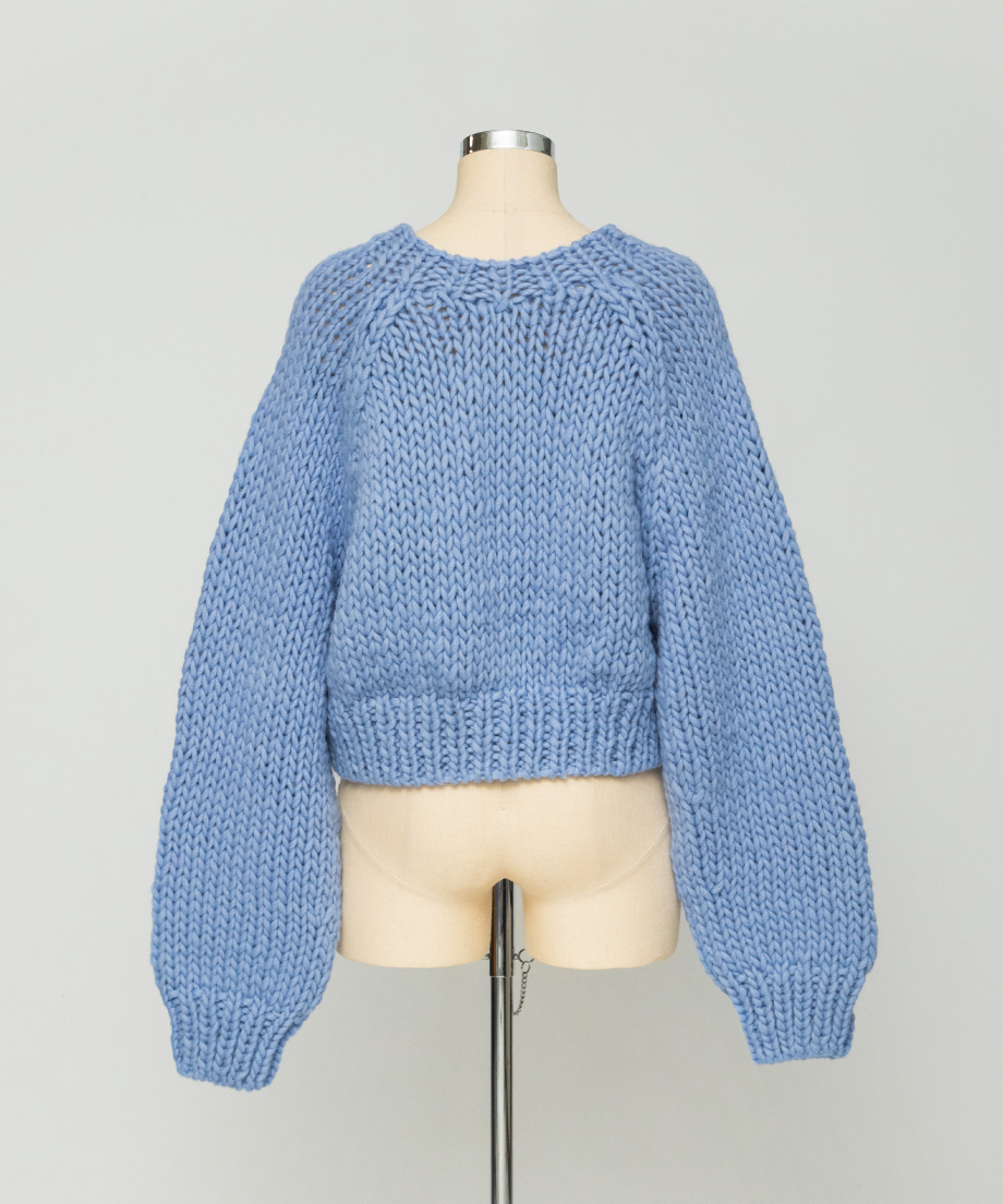 【WCJ 未使用】ハンドニットカーディガン　ホワイト wcj ハンドニットカーディガン 【公式通販】