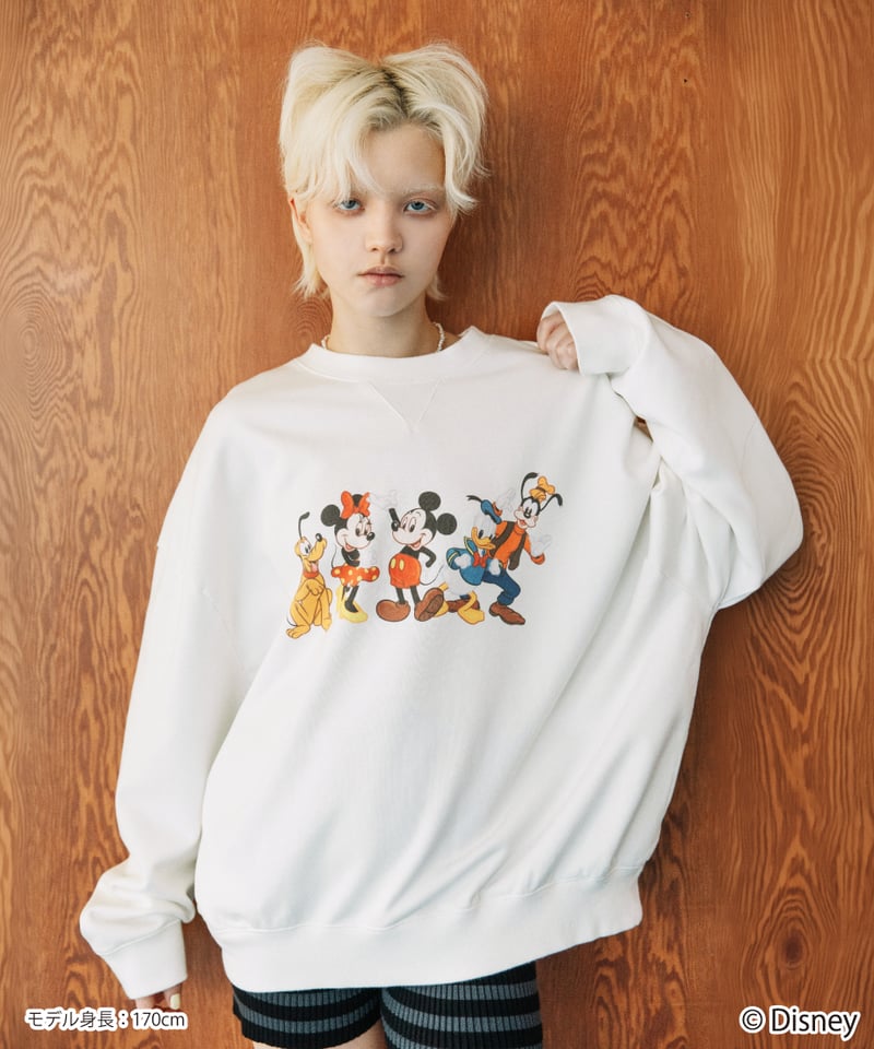 Disney / MICKEY AND FRIENDS SWEAT TOP【WCJ-TD-02