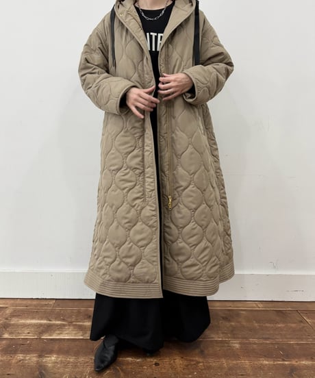 《締切4/29(火)23:59まで》10/上旬～【 siro de labonte 】Quilting long coat / R543310