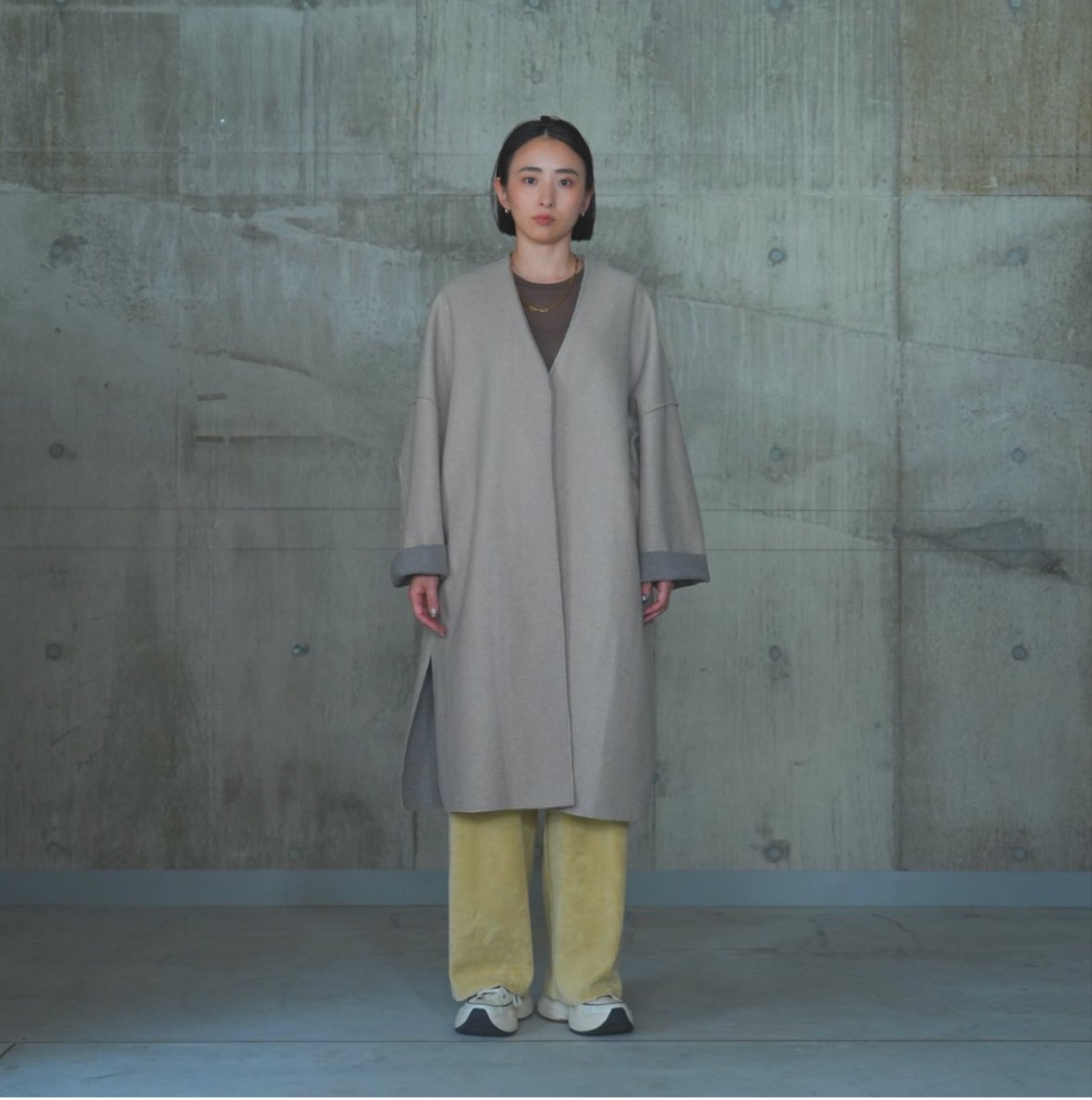 N.O.R.C ノーク　【LETICIA】RIBBON-VELVET 完売品 ブロッキングトレンチコート(コート)｜LOVELESS(ラブレス)の