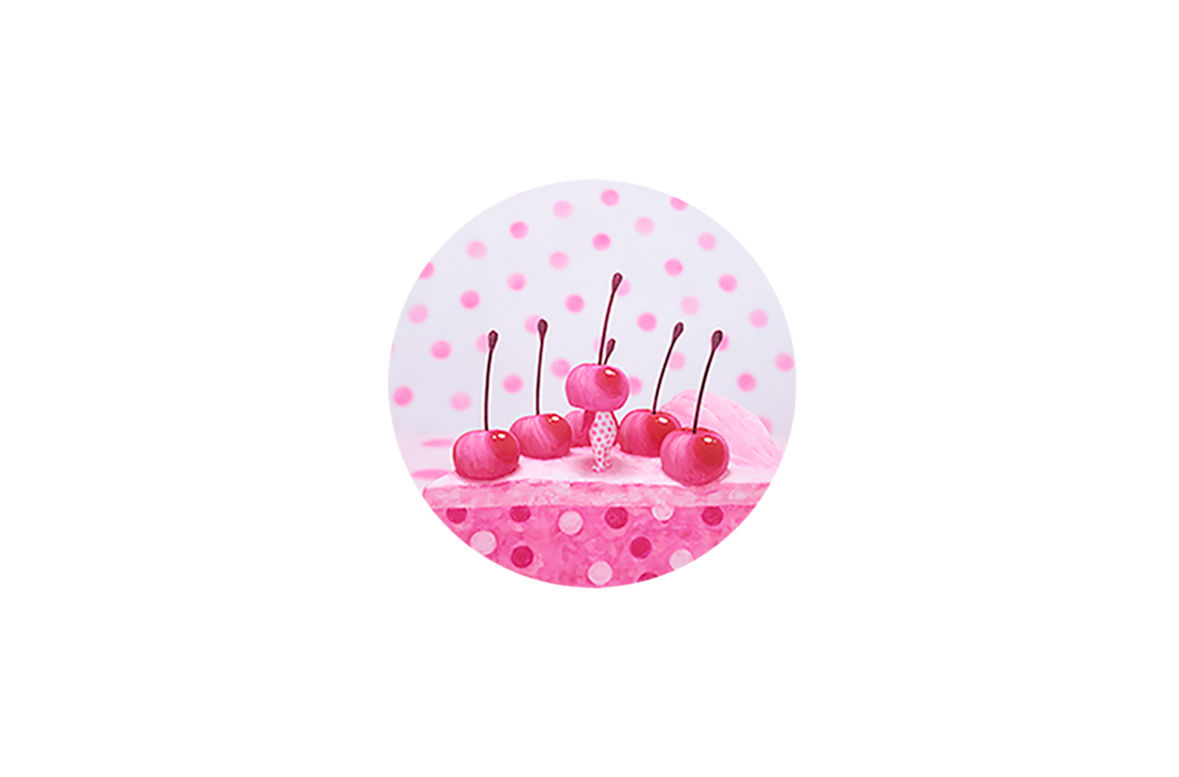 Ø 44mm 缶バッジ 'dolce vita ch.21' | iwasaki asikado