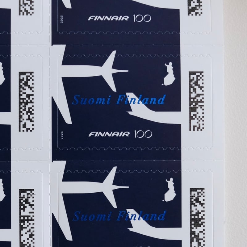 Posti フィンランド郵便局 / 切手 Finnair フィンエアー 100周年（2023