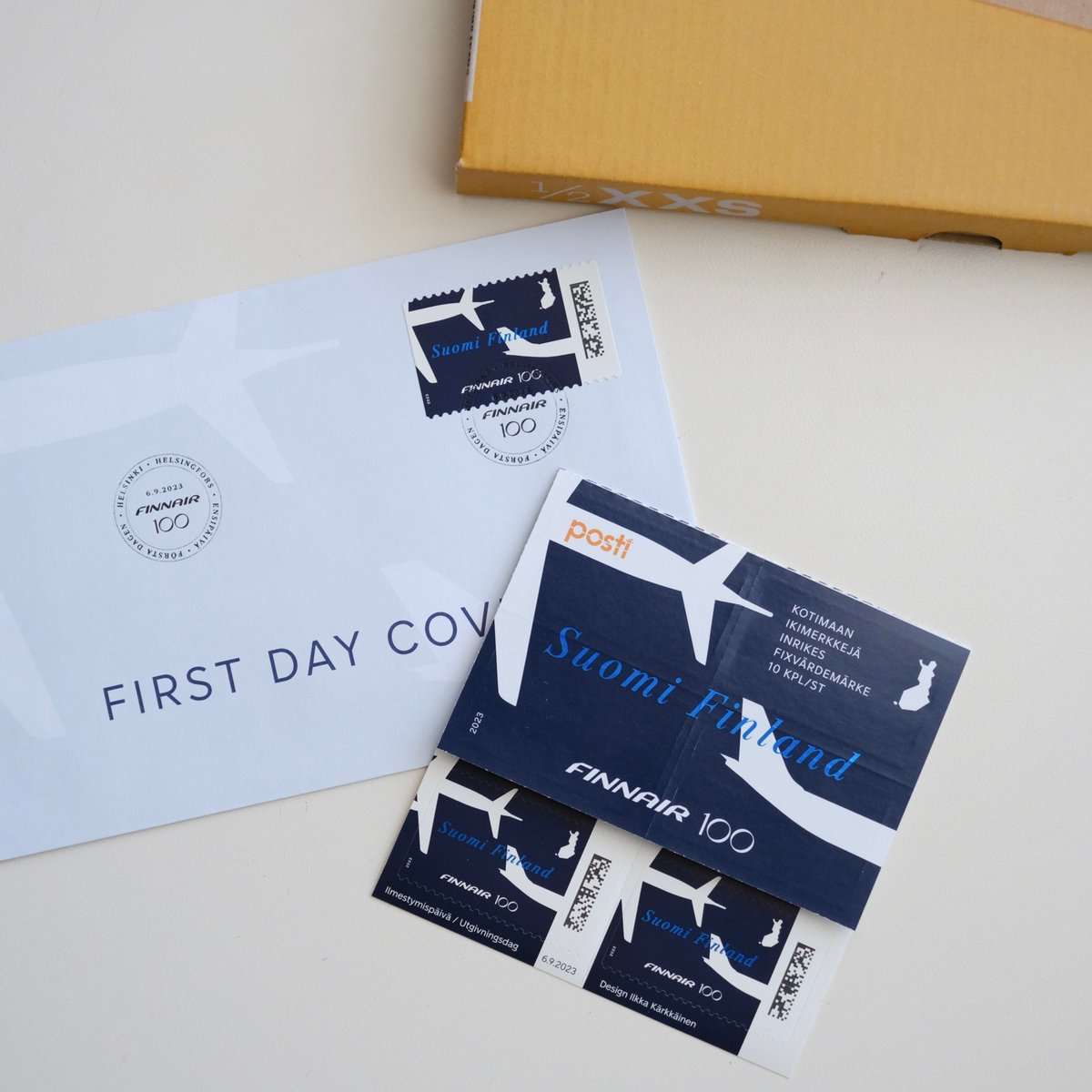 Posti フィンランド郵便局 / 切手 Finnair フィンエアー 100周年（2023