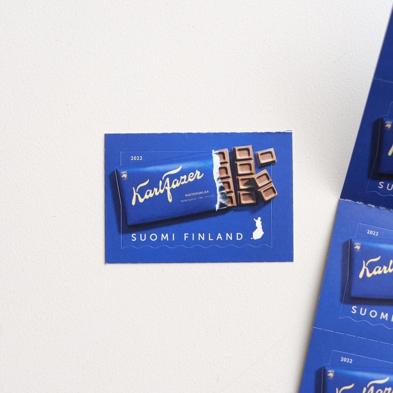 Posti フィンランド郵便局 / 切手 Fazer チョコレート100周年（2022年