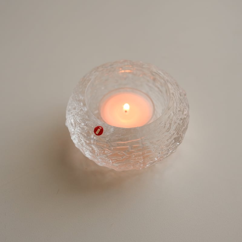 iittala / ガラスのキャンドルホルダー / Linnupesa 鳥の巣 | Tähti