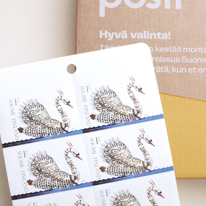 Posti フィンランド郵便局 / 切手 ゴールデンスワン（2015年）／1枚