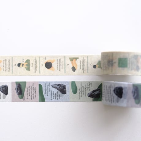 【8882】海外　マステ　6m巻　PETマスキングテープ　山河　古風　背景系 8882】海外 マステ 6m巻 PETマスキングテープ 山河 古風 背景系 海外