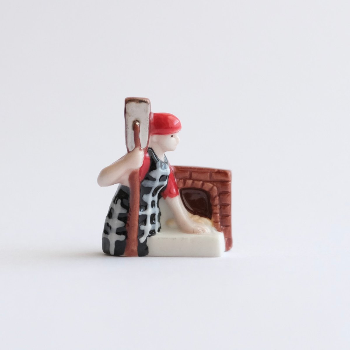 パンとパン種　フェーブ　ヴィンテージ　フェーヴ　ブーランジュリー　陶器　置物 VINTAGE｜feve フェーヴ【Musician&Writer】3点セット France