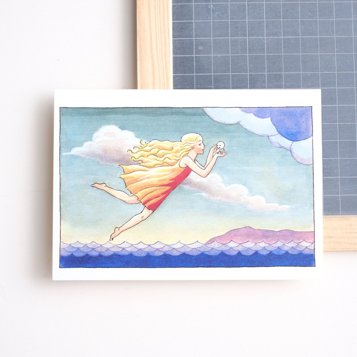 5030 外国切手 フィンランド 1990年 画家ルドルフ・コイヴ 絵本