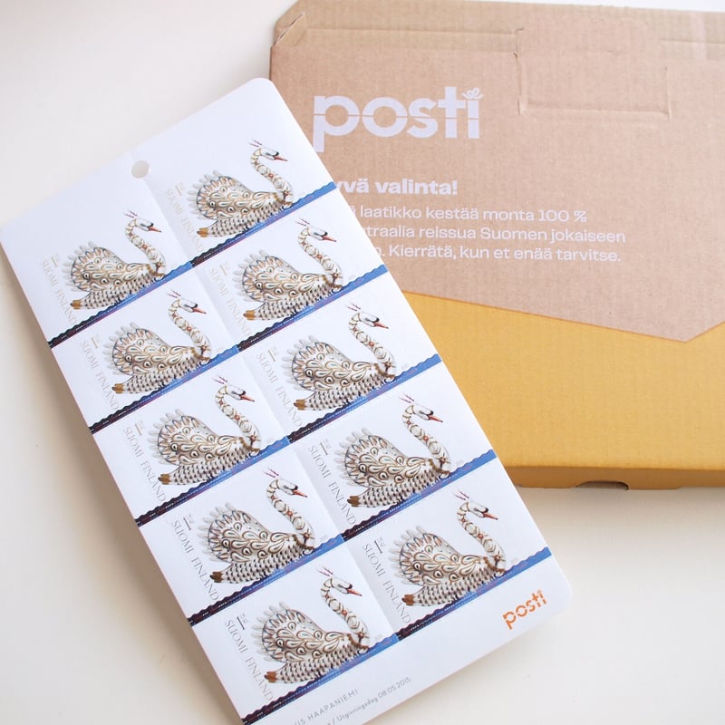 Posti フィンランド郵便局 / 切手 ゴールデンスワン（2015年）／1枚