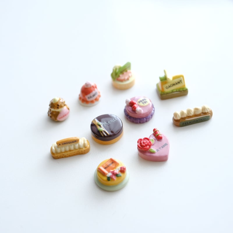バラ売り可☆フェーヴ☆メッセージケーキ全種コンプリートセット☆スイーツ☆ セットフェーブ / Message Cake メッセージケーキ（10個） | Tähti