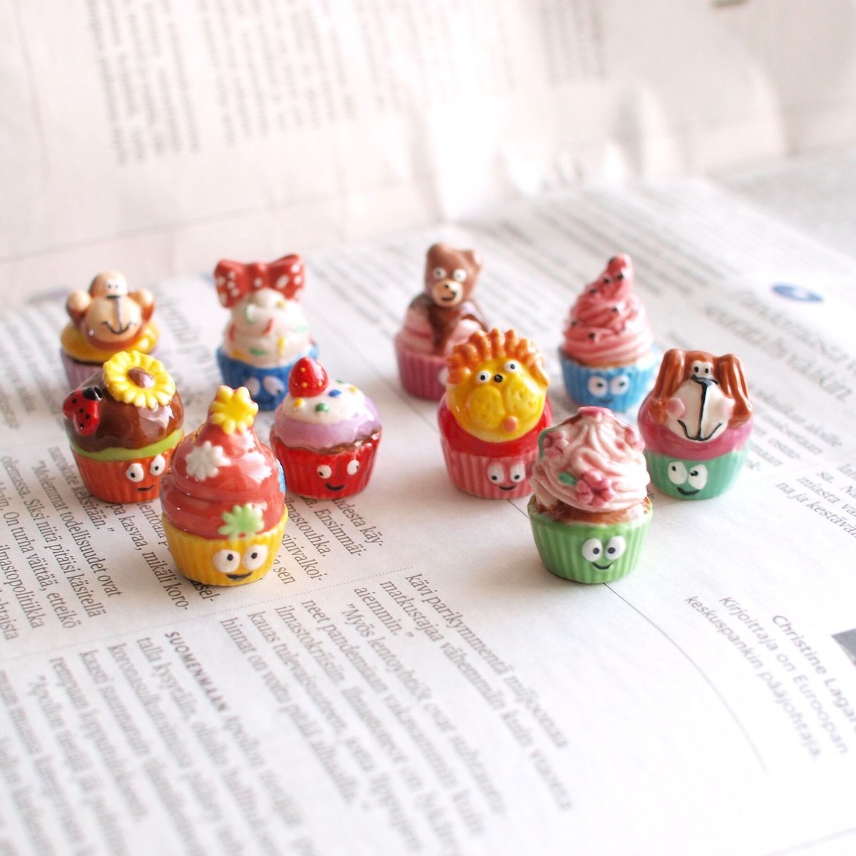 「ピンクのパティスリー」のフェーブ 10個セット フェーブ パティシエセット 小分け10種 | ガレット・デ・ロワ