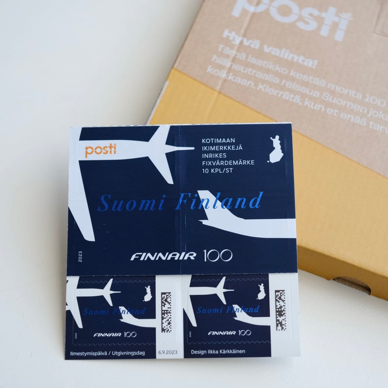 Posti フィンランド郵便局 / 切手 Finnair フィンエアー 100周年（2023
