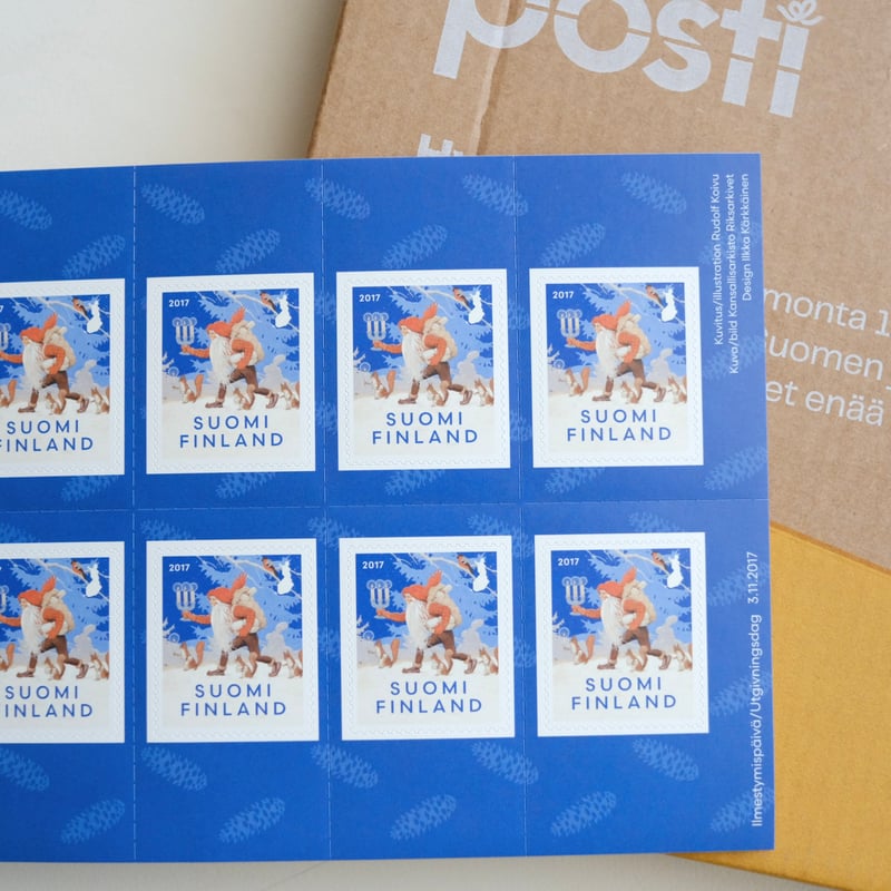 Posti フィンランド郵便局 / 切手 ルドルフ・コイヴ Joulu（2017年